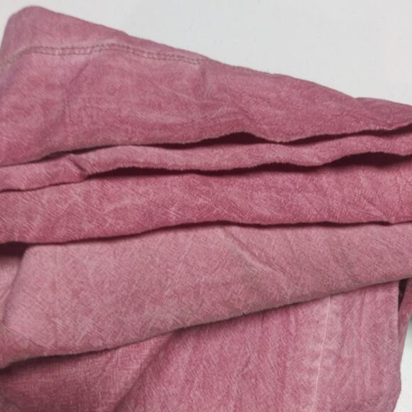 Free People Mauve Acid Wash Wide Leg Short Sleeve Jumpsuit Casual Size 2 - Picture 10 of 10